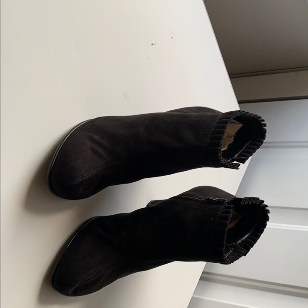 Suede ankle boots